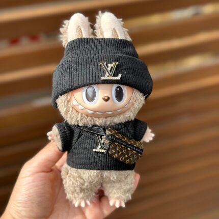 POP MART The Monsters Labubu Fashion Dress - LV Style Top+ Hat + LV Style Bag (Pre-order 1-2 weeks arrive)